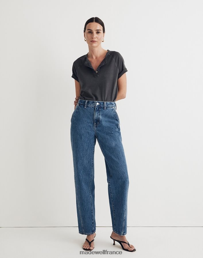 vêtements fr Madewell femmes jean droit ample lavage d'ensenada DX88282548