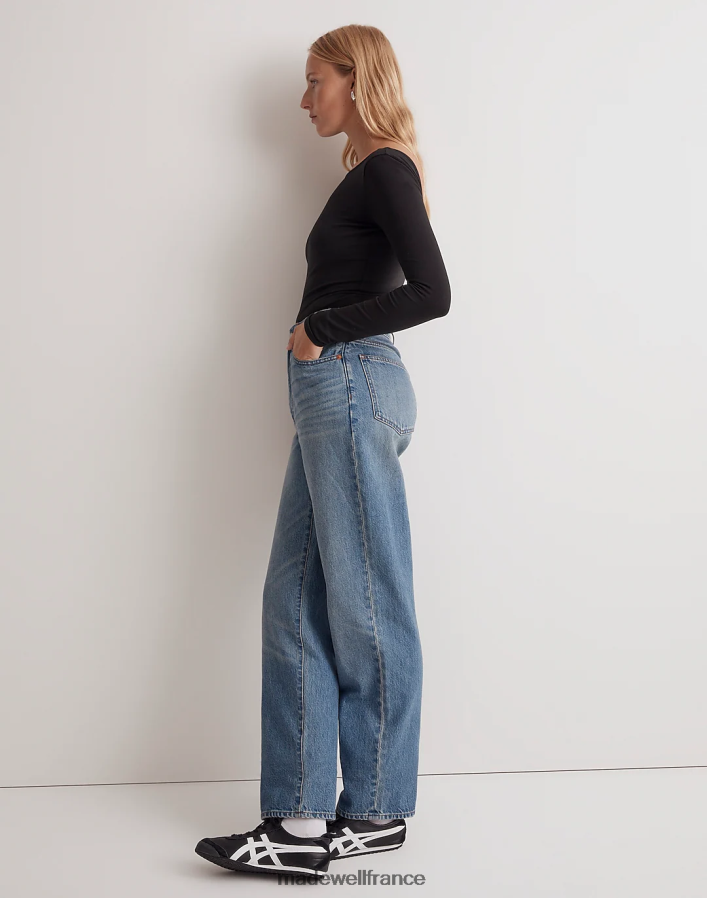 vêtements fr Madewell femmes jean droit ample lavage letica DX88281073