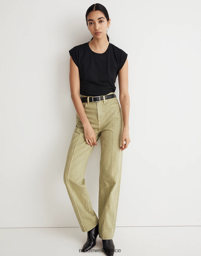 vêtements fr Madewell femmes jean droit baggy : édition teinte en pièce artichaut DX88282580