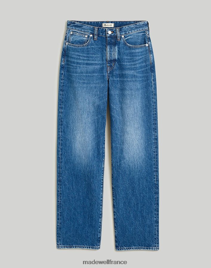 vêtements fr Madewell femmes jean droit coupe basse et courbé lavage de palmine DX88282493