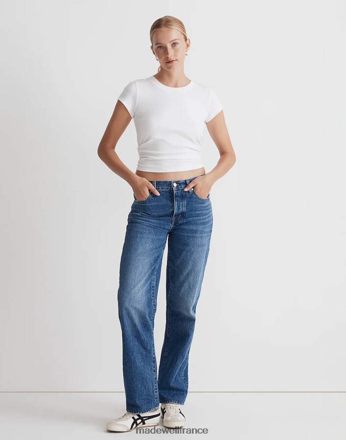 vêtements fr Madewell femmes jean droit taille basse lavage de palmine DX88282489