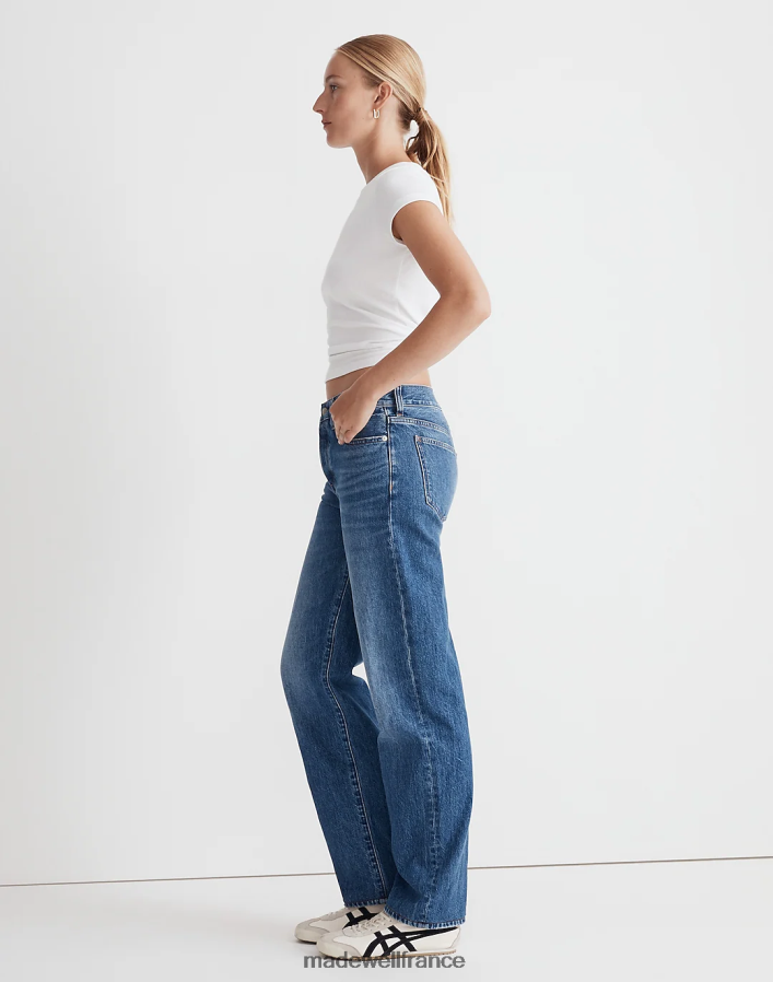 vêtements fr Madewell femmes jean droit taille basse lavage de palmine DX88282489