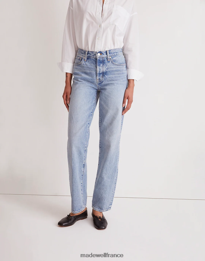 vêtements fr Madewell femmes jean droit taille basse lavage olvera DX88281120