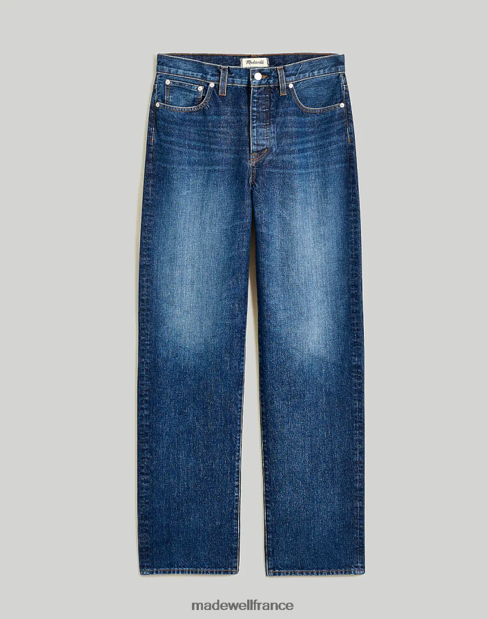 vêtements fr Madewell femmes jean droit taille basse lavage stoughton DX88282491
