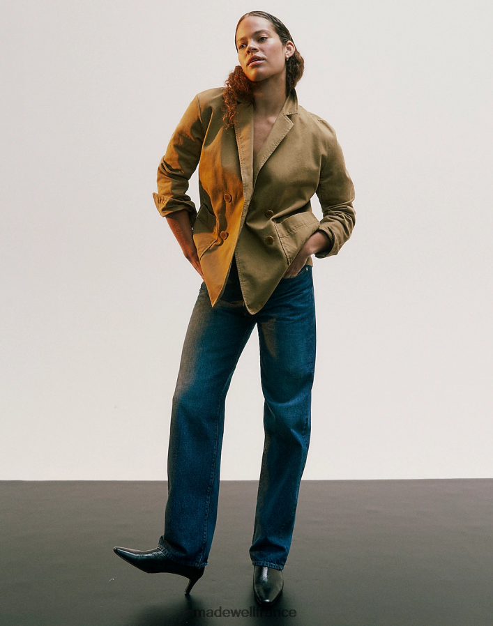 vêtements fr Madewell femmes jean droit taille basse lavage stoughton DX88282491