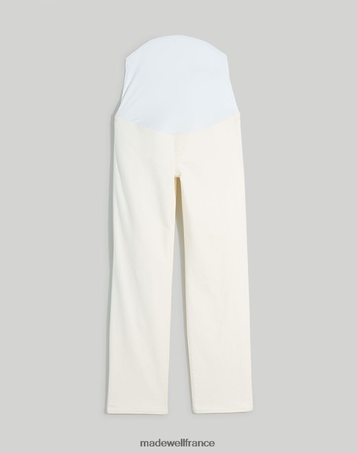vêtements fr Madewell femmes jean droit vintage parfait au-dessus du ventre de maternité carrelage blanc DX88282536