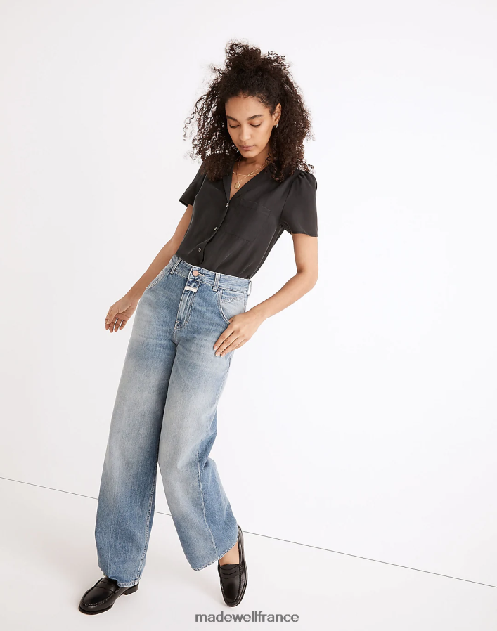 vêtements fr Madewell femmes jean edison fermé mi vintage mbl bleu moyen DX88281412