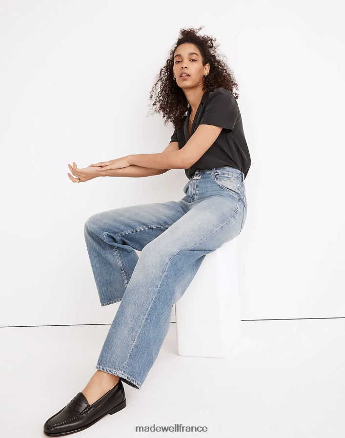 vêtements fr Madewell femmes jean edison fermé mi vintage mbl bleu moyen DX88281412