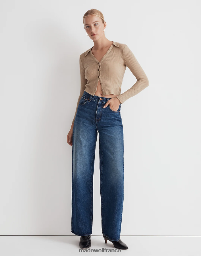 vêtements fr Madewell femmes jean à jambe très large Halleran lavage DX88281056