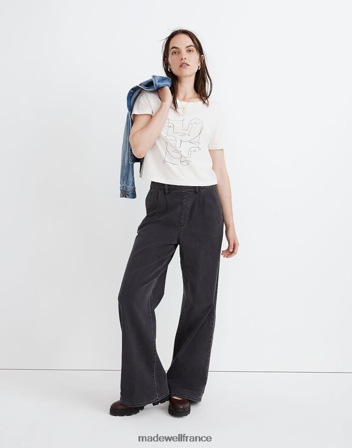 vêtements fr Madewell femmes jean à jambe très large lavage bessemer DX88282554