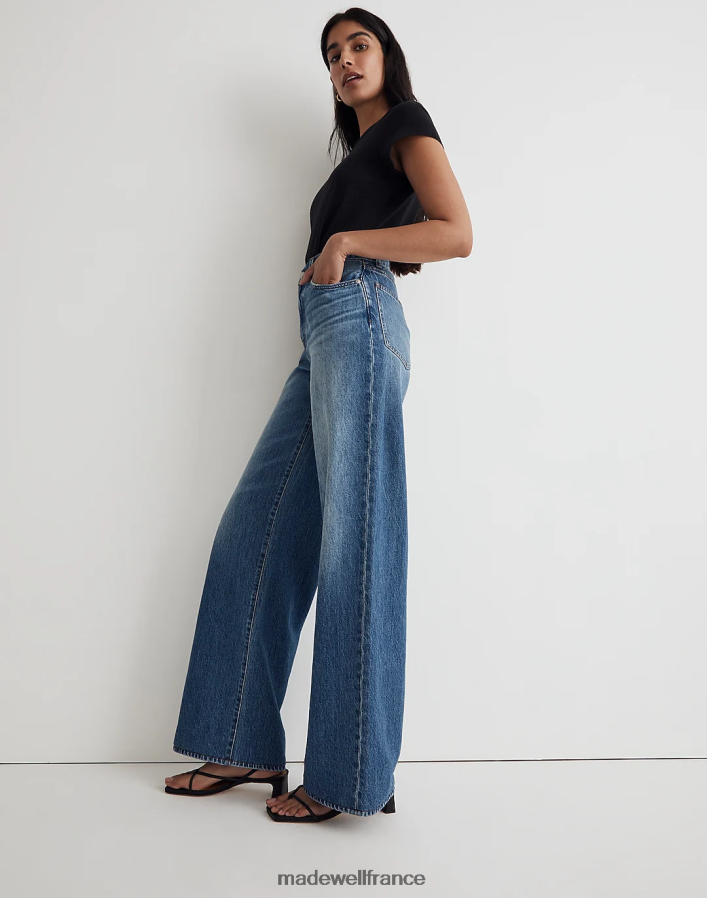 vêtements fr Madewell femmes jean à jambe très large lavage fannin DX88282477
