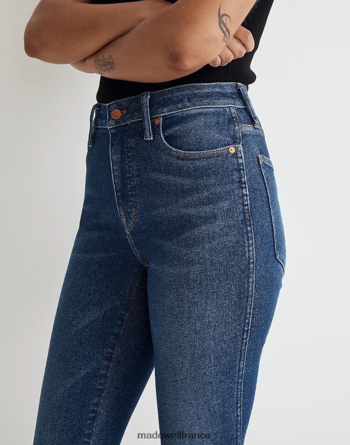 vêtements fr Madewell femmes jean skinny courbé taille haute 10'' lavage Smithley DX88282488
