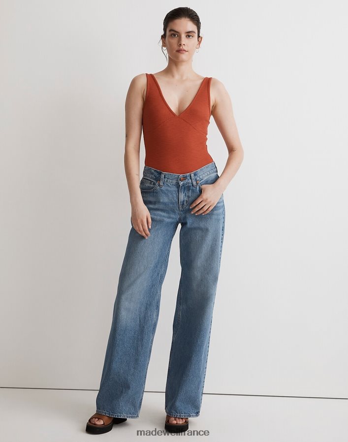 vêtements fr Madewell femmes jean taille basse à jambe très large lavage de la vue principale DX88282497