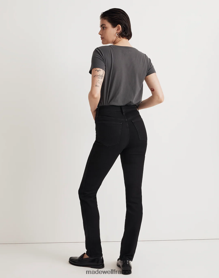 vêtements fr Madewell femmes jean tuyau de poêle lavage noir DX88281126
