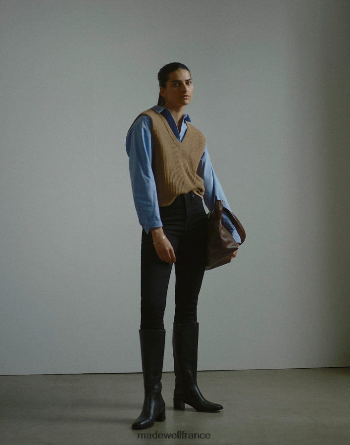 vêtements fr Madewell femmes jean tuyau de poêle lavage noir DX88281126