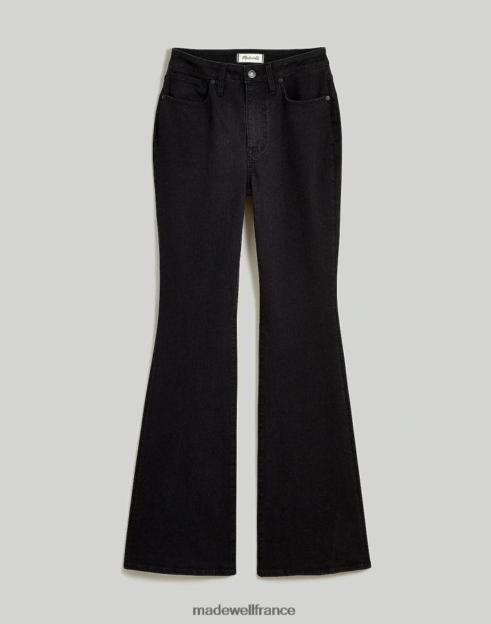 vêtements fr Madewell femmes jean évasé skinny courbé gel noir DX88282787