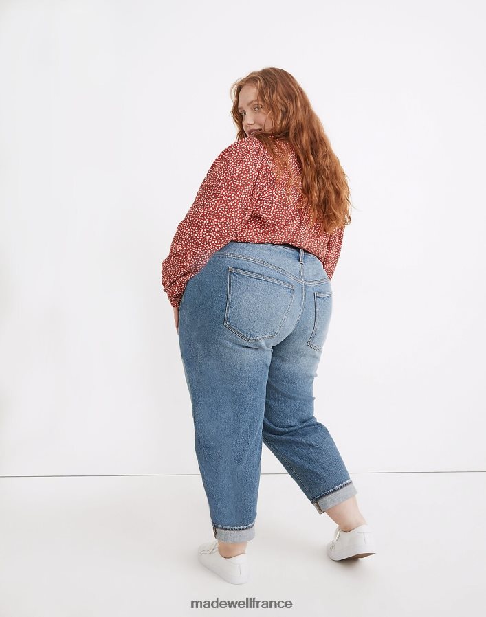 vêtements fr Madewell femmes le jean boy slim taille haute plus : édition tencel denim lavage Neal DX88282573