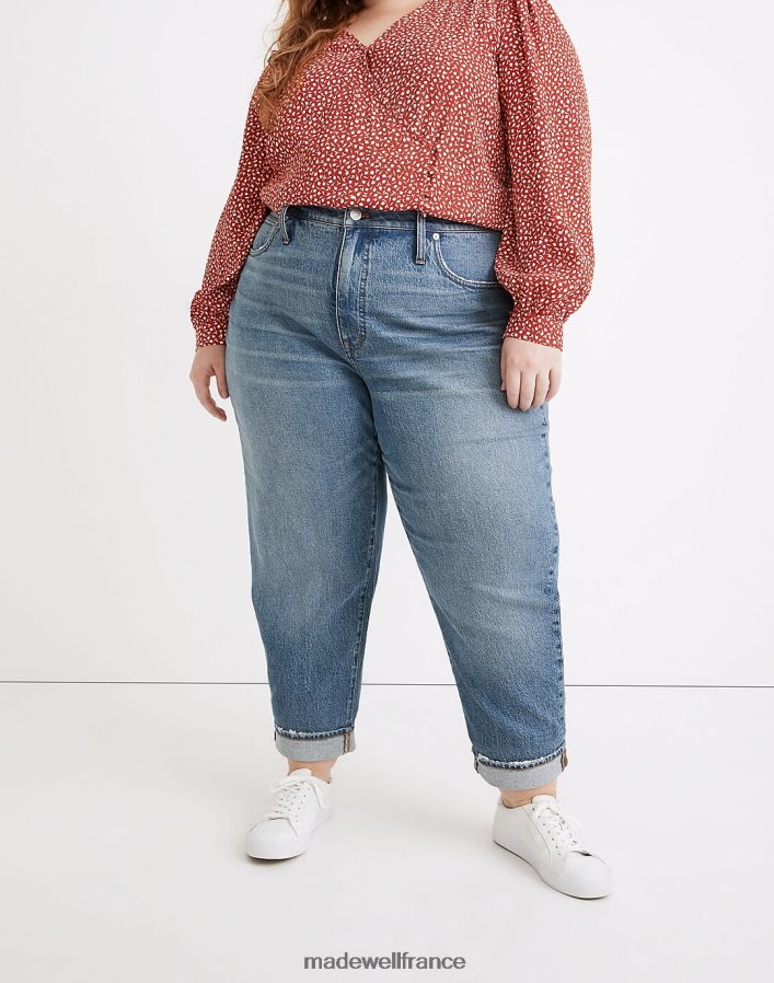 vêtements fr Madewell femmes le jean boy slim taille haute plus : édition tencel denim lavage Neal DX88282573