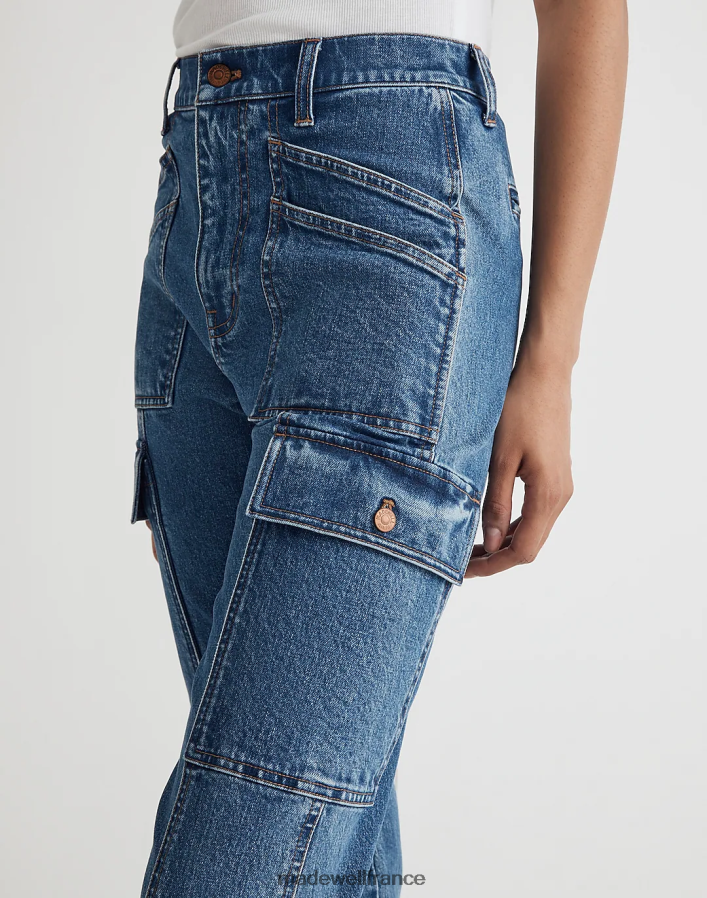 vêtements fr Madewell femmes le jean cargo droit des années 90 lavage Densmore DX88282500