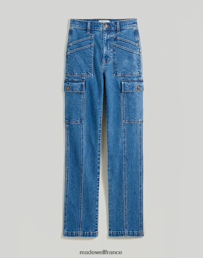 vêtements fr Madewell femmes le jean cargo droit des années 90 lavage Densmore DX88282500