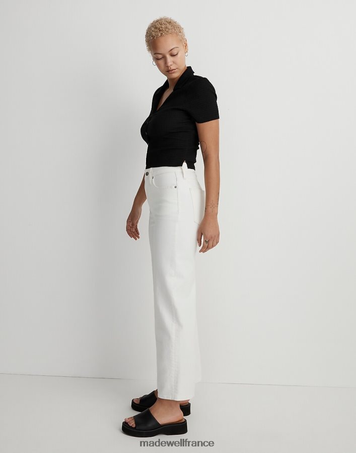 vêtements fr Madewell femmes le jean court large vintage aux courbes parfaites carrelage blanc DX88282456