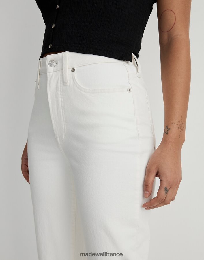 vêtements fr Madewell femmes le jean court large vintage aux courbes parfaites carrelage blanc DX88282456