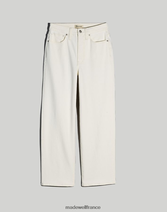 vêtements fr Madewell femmes le jean court large vintage aux courbes parfaites carrelage blanc DX88282456