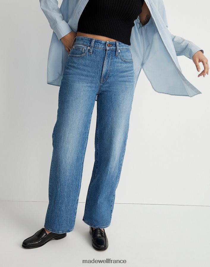 vêtements fr Madewell femmes le jean court large vintage aux courbes parfaites lavage cresslow DX88282455
