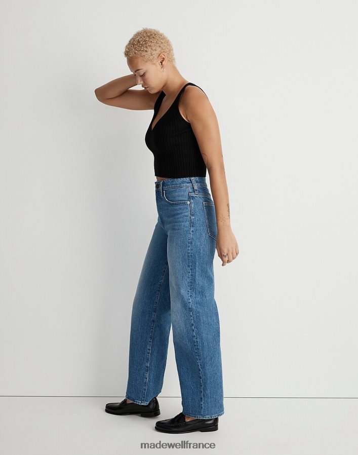 vêtements fr Madewell femmes le jean court large vintage aux courbes parfaites lavage cresslow DX88282455