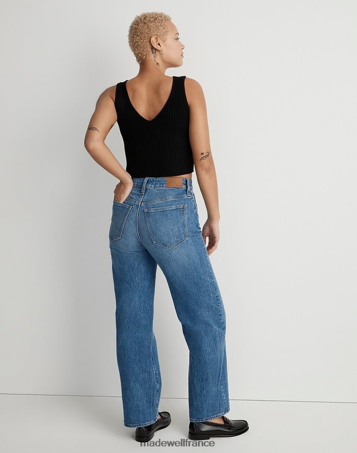vêtements fr Madewell femmes le jean court large vintage aux courbes parfaites lavage cresslow DX88282455