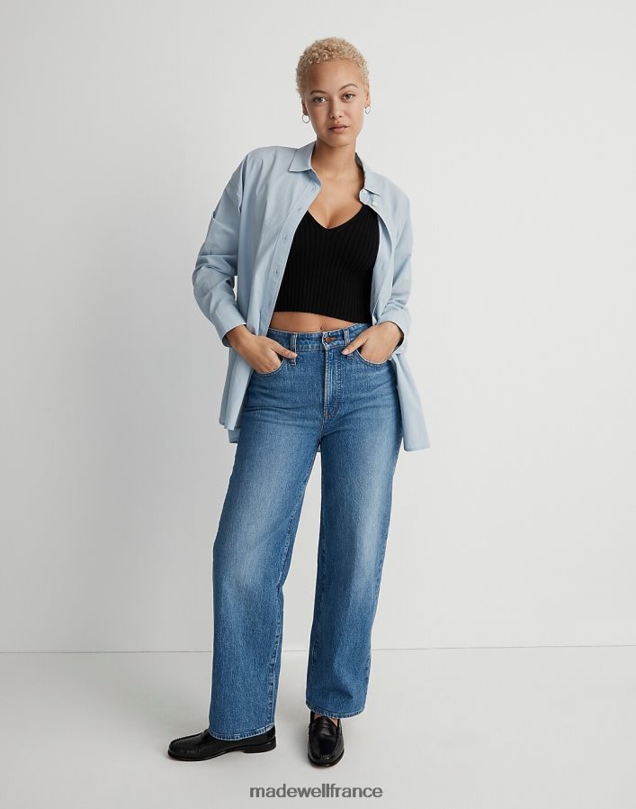 vêtements fr Madewell femmes le jean court large vintage aux courbes parfaites lavage cresslow DX88282455