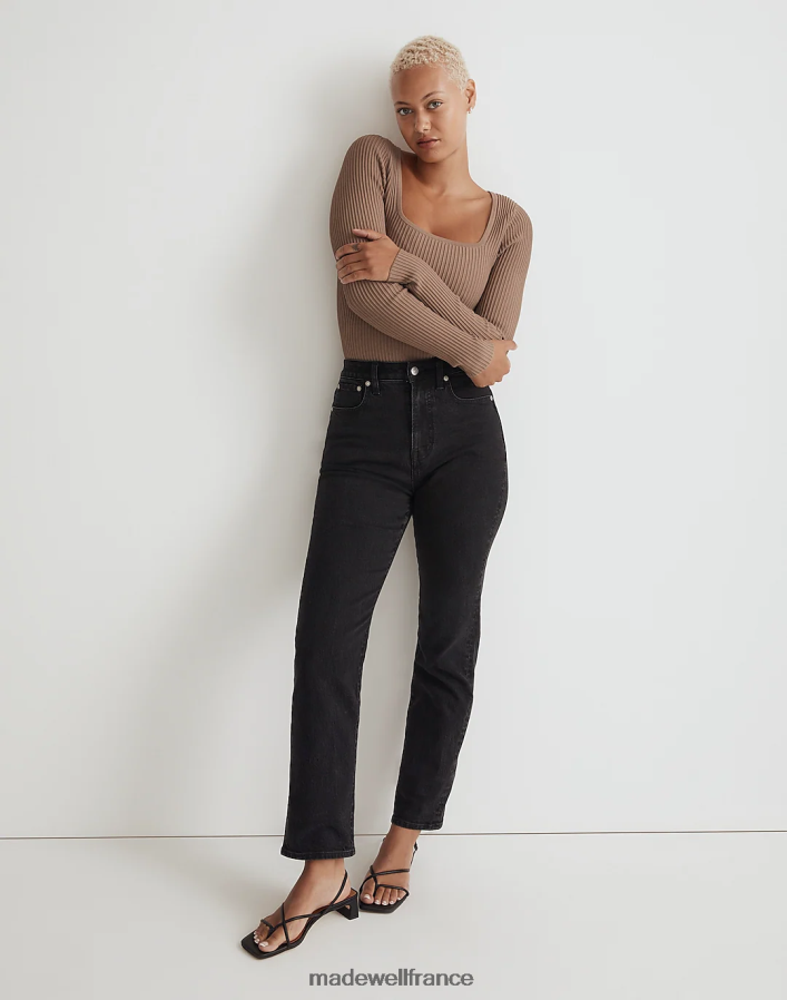 vêtements fr Madewell femmes le jean droit courbé des années 90 lavage belmere DX88281089