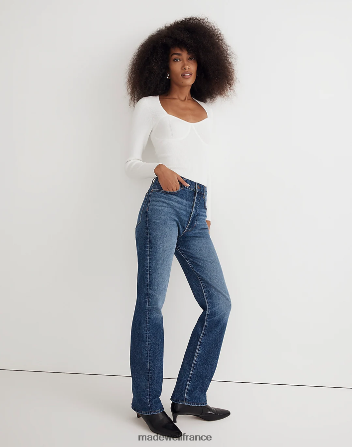 vêtements fr Madewell femmes le jean droit des années 90 lavage de Barlow DX88281047
