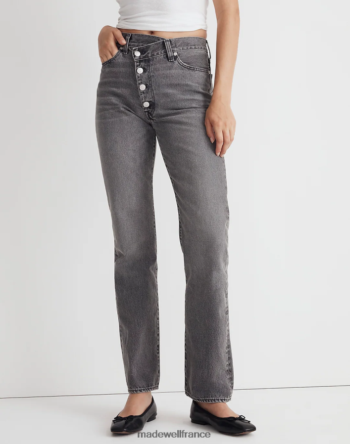 vêtements fr Madewell femmes le jean droit des années 90 lavage de Burwick DX88282480