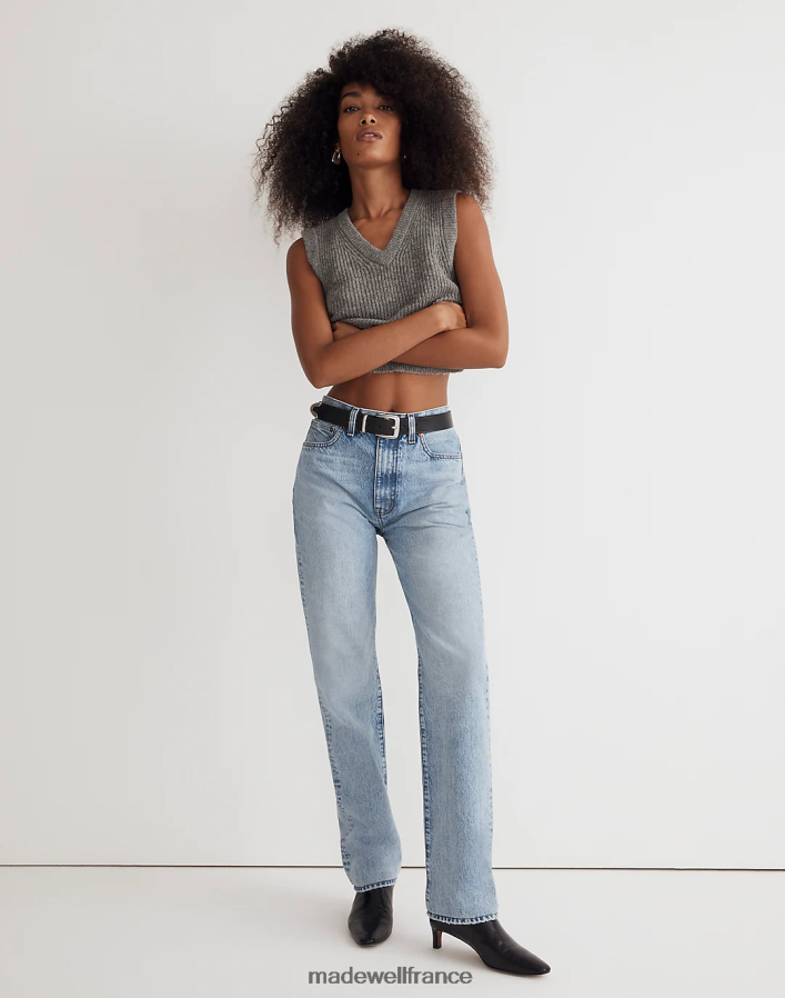 vêtements fr Madewell femmes le jean droit des années 90 lavage mercier DX88281118