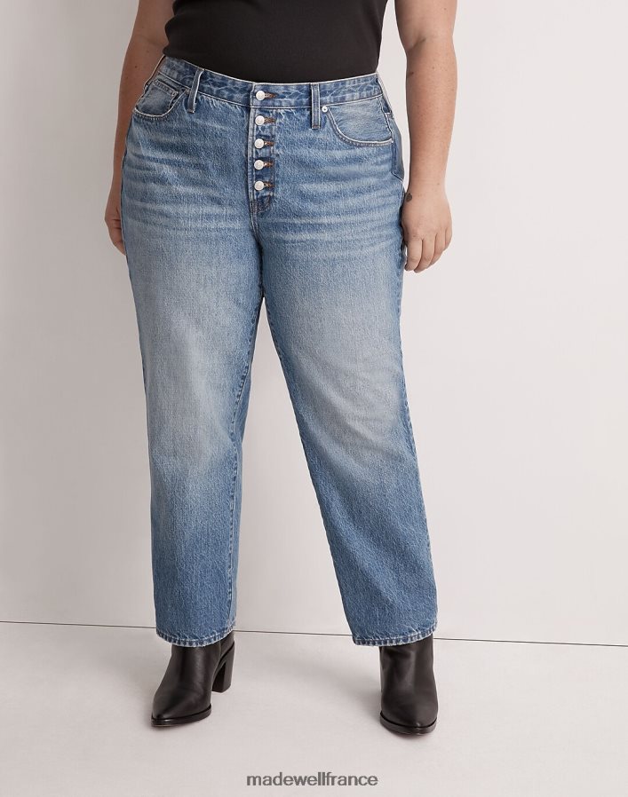 vêtements fr Madewell femmes le jean droit vintage le plus parfait : édition boutonnée sur le devant lavage becker DX88282546