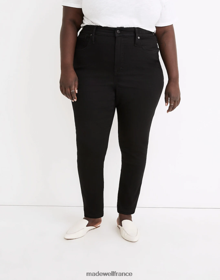 vêtements fr Madewell femmes plus jean skinny taille haute 10'' : édition instacozy gel noir DX88282572