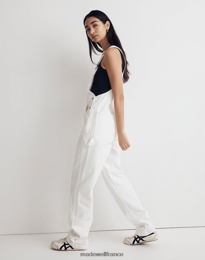 vêtements fr Madewell femmes salopette de charpentier oversize en jean carrelage blanc DX88282528