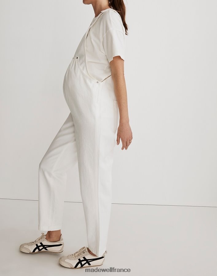 vêtements fr Madewell femmes salopette de maternité à poche kangourou carrelage blanc DX88282518