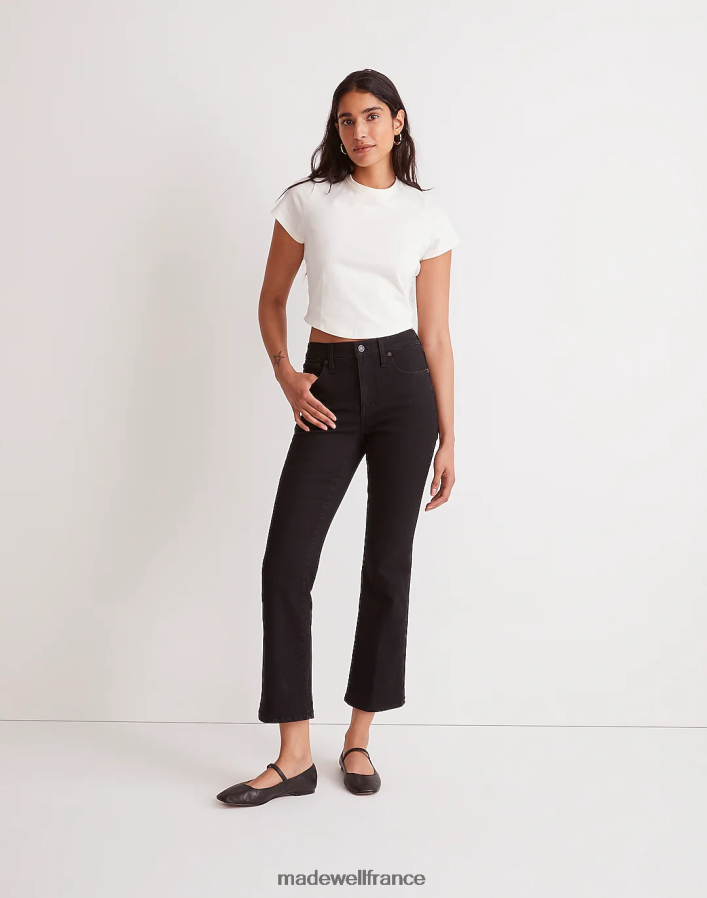 vêtements fr Madewell femmes sortir les jeans crop lavage noir DX88281053