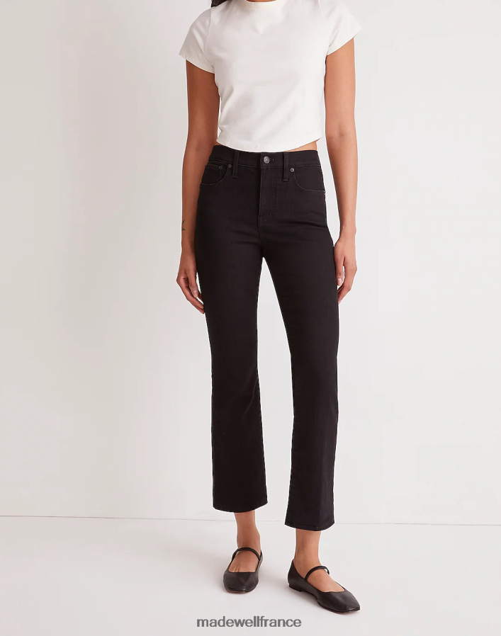 vêtements fr Madewell femmes sortir les jeans crop lavage noir DX88281053