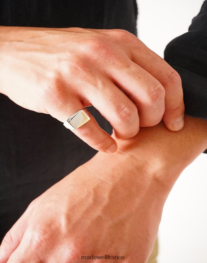 accessoires fr Madewell Hommes charlotte cauwe studio chevalière sculpturale argent DX8828423