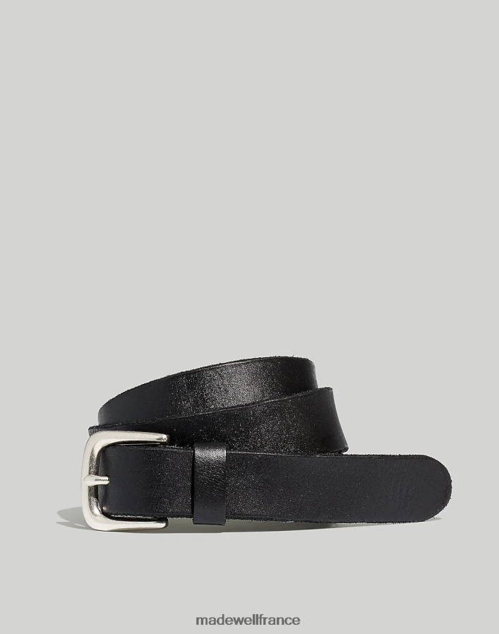accessoires fr Madewell Hommes ceinture en cuir noir classique DX882822