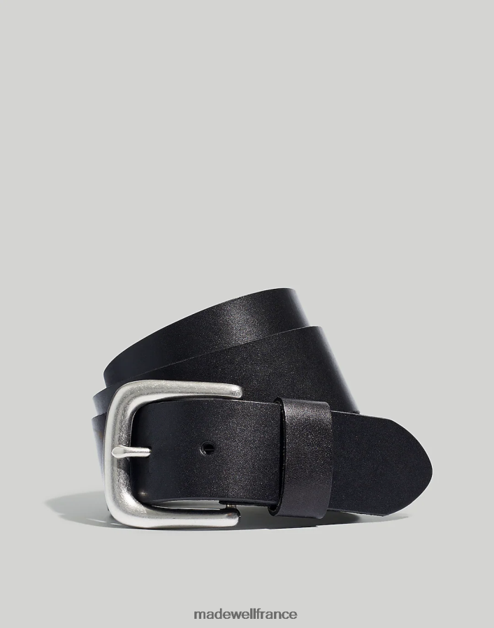 accessoires fr Madewell Hommes ceinture en cuir noir classique DX88283