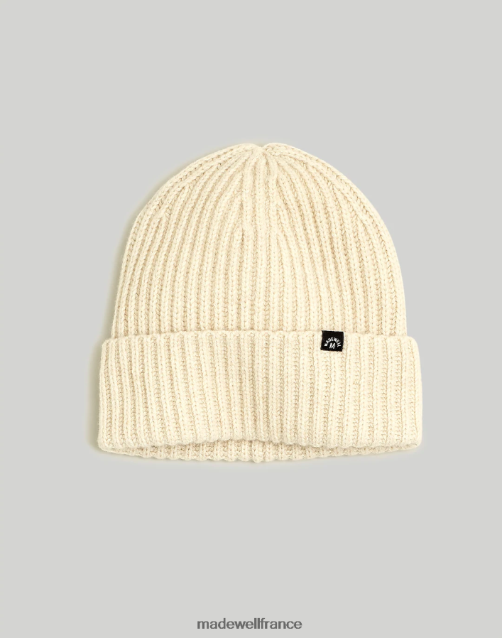 accessoires fr Madewell Hommes bonnet côtelé à revers sable clair bruyère DX882826