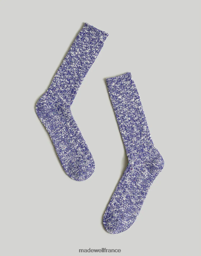 accessoires fr Madewell Hommes camp de Donegal chaussettes vraie aubergine DX882846