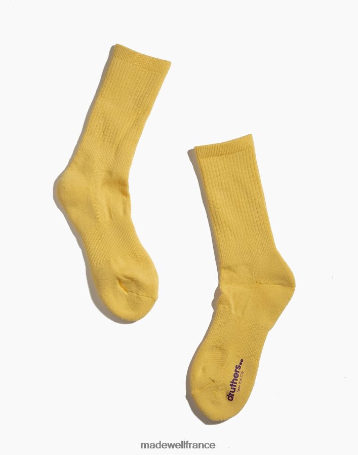 accessoires fr Madewell Hommes chaussettes Druthers Everyday en coton biologique chamois pâle DX882854