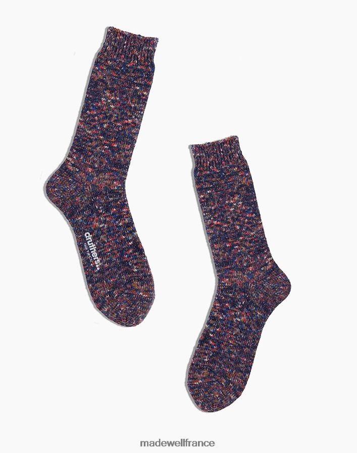 accessoires fr Madewell Hommes chaussettes mi-mollet en coton recyclé Druthers gris multicolore DX882853