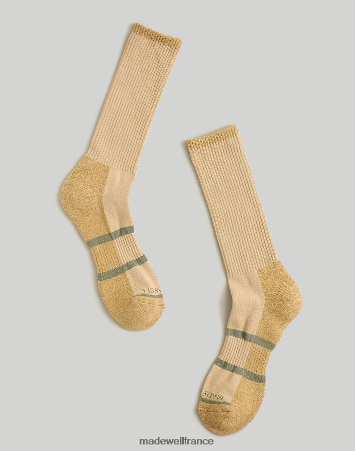 accessoires fr Madewell Hommes chaussettes mwl cloudlift crew : édition coolmax presque noir DX882849