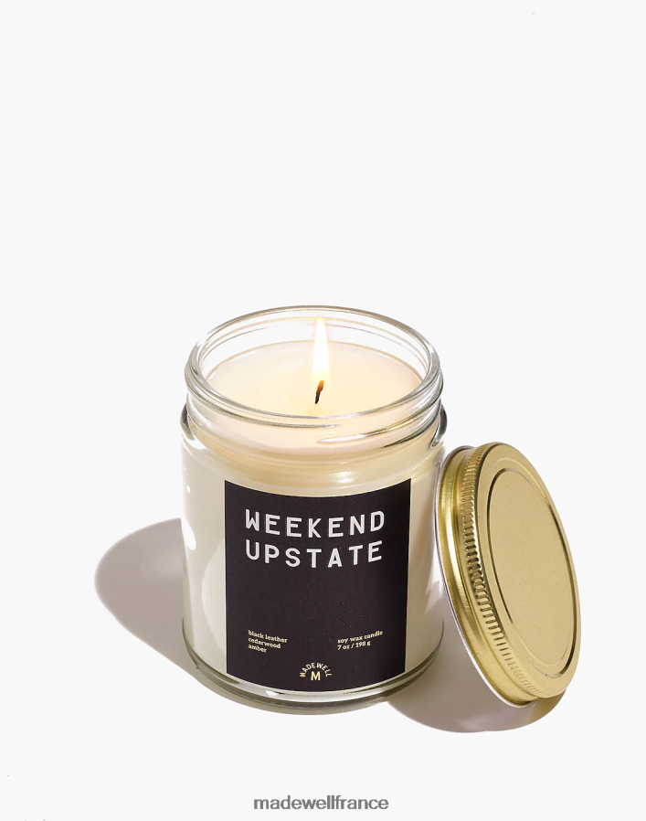 accessoires fr Madewell Hommes bougie en pot en verre s&l cuir DX882844